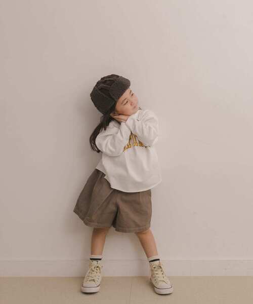 Champion（チャンピオン）の「Champion×DOORS　ヘビーウエイトロングスリーブTシャツ(KIDS)（Tシャツ/カットソー・キッズ・ネイビー/オフホワイト・90/120/105/135）」の3枚目の写真