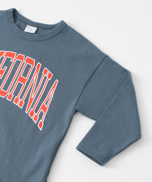 Champion（チャンピオン）の「Champion×DOORS　ヘビーウエイトロングスリーブTシャツ(KIDS)（Tシャツ/カットソー・キッズ・ネイビー/オフホワイト・90/120/105/135）」の18枚目の写真