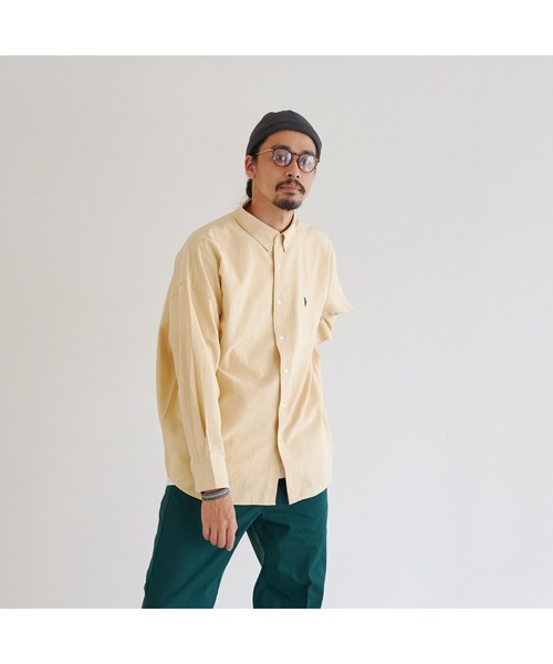 U.S. POLO ASSN.（ユーエスポロアッスン）の「【U.S. POLO ASSN.】 ビッグオックスシャツ（シャツ/ブラウス・メンズ・ホワイト/ライトグレー/イエロー/ブルー・MEDIUM/LARGE）」の19枚目の写真