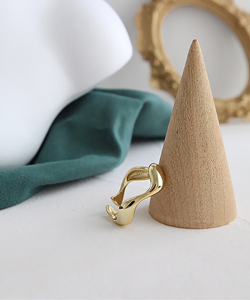 ABBEY MARKET（アビーマーケット）の「シルバーリング 指輪 silverring（リング・レディース・シルバー/ゴールド・FREE）」の3枚目の写真