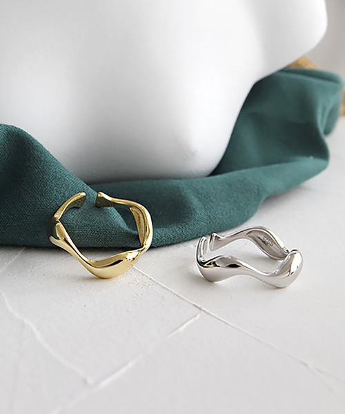 ABBEY MARKET（アビーマーケット）の「シルバーリング 指輪 silverring（リング・レディース・シルバー/ゴールド・FREE）」の6枚目の写真