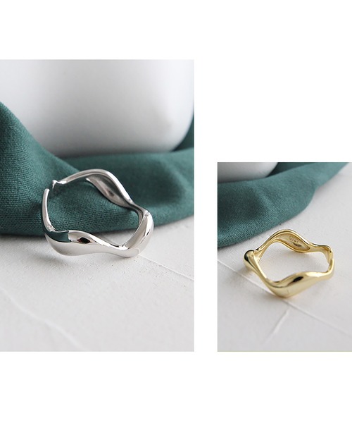 ABBEY MARKET（アビーマーケット）の「シルバーリング 指輪 silverring（リング・レディース・シルバー/ゴールド・FREE）」の11枚目の写真