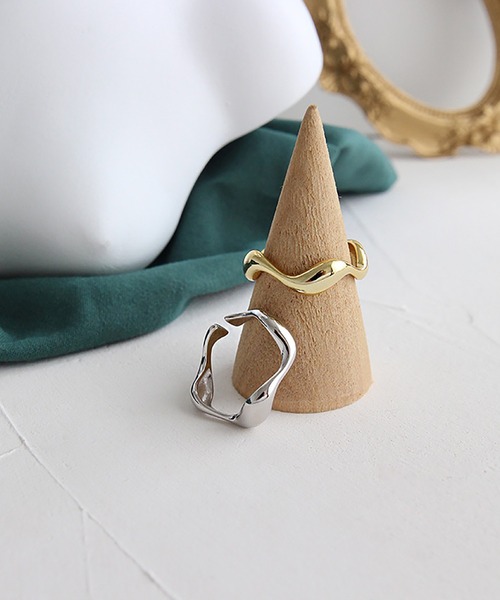 ABBEY MARKET（アビーマーケット）の「シルバーリング 指輪 silverring（リング・レディース・シルバー/ゴールド・FREE）」の9枚目の写真