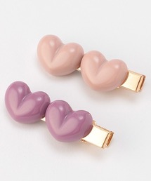 petit main | ハートヘアクリップ2P(バレッタ/ヘアクリップ)