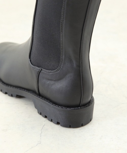 menue（メヌエ）の「ボリュームヒールサイドゴアブーツ（ブーツ・レディース・ブラック/ブラウン/アイボリー/ベージュ・LL/S/M/L）」の20枚目の写真
