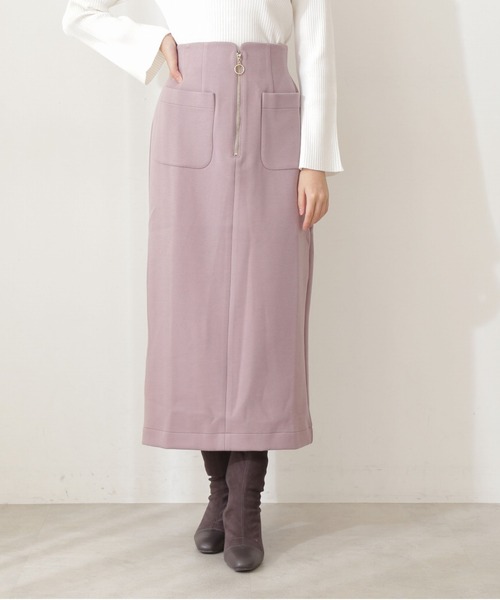 PROPORTION BODY DRESSING（プロポーションボディドレッシング）の「ダンボールニットタイトスカート / 1211220508（スカート・レディース・ピンク/ブラウン・MEDIUM/SMALL）」の6枚目の写真