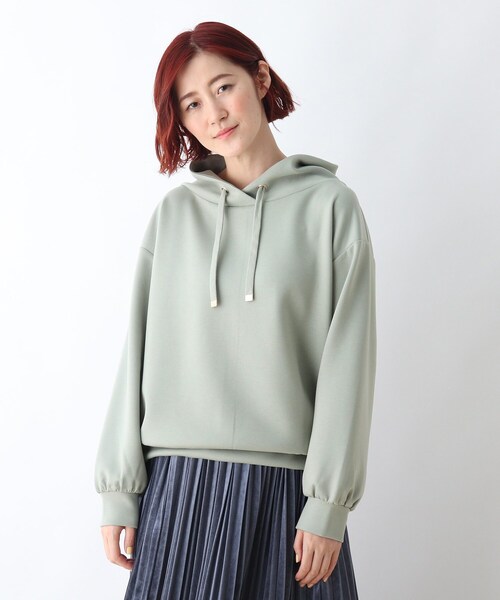 DRESKIP（ドレスキップ）の「◆もちさら抜け襟プルオーバー（Tシャツ/カットソー・レディース・ライトパープル/ブラック/ブラウン系その他/ライトグレー/ピンク系/ライトグリーン・03/04/02/01）」の4枚目の写真