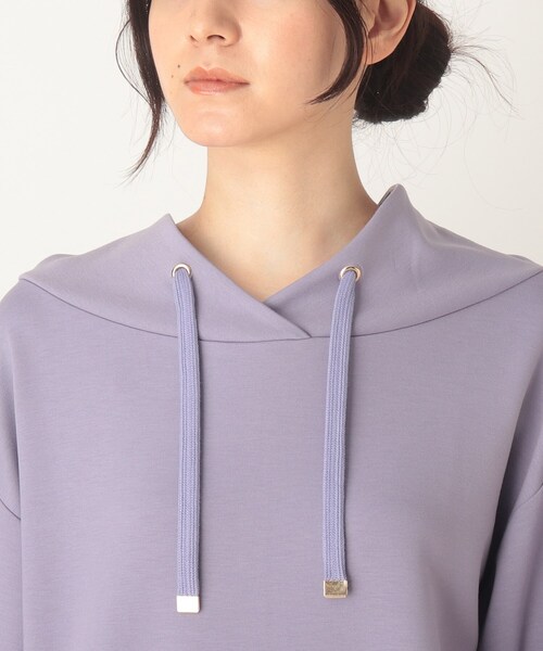 DRESKIP（ドレスキップ）の「◆もちさら抜け襟プルオーバー（Tシャツ/カットソー・レディース・ライトパープル/ブラック/ブラウン系その他/ライトグレー/ピンク系/ライトグリーン・03/04/02/01）」の10枚目の写真