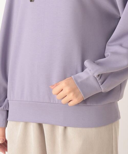 DRESKIP（ドレスキップ）の「◆もちさら抜け襟プルオーバー（Tシャツ/カットソー・レディース・ライトパープル/ブラック/ブラウン系その他/ライトグレー/ピンク系/ライトグリーン・03/04/02/01）」の11枚目の写真