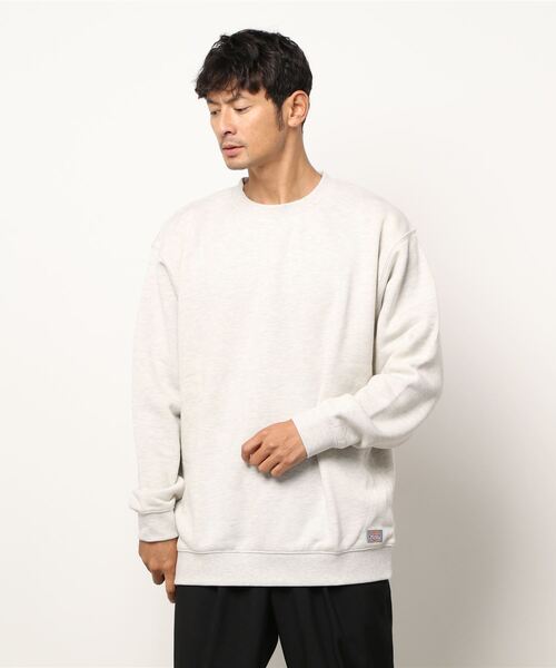 Dickies(ディッキーズ)の「【Dickies】ヘビーウェイト裏起毛クルー / ディッキーズ ワンポイントロゴ クルーネック スウェット(スウェット・メンズ・ブラック/ホワイト/グレー・L/XL/M)」の3枚目の写真