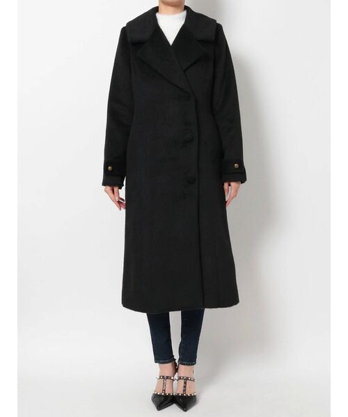 RESEXXY（リゼクシー）の「モッサタッチロングコート（その他アウター・レディース・ブラック/オレンジ/グリーン/ベージュ・FREE）」の14枚目の写真