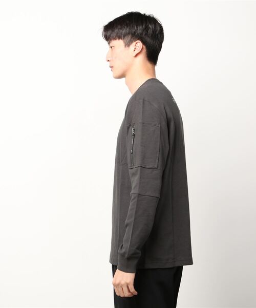 G-STAR（ジースター）の「TWEETER ZIP POCKET RELAXED（Tシャツ/カットソー・メンズ・ダークグレー/ブルー系その他・SMALL/MEDIUM/LARGE/X-LARGE/X-SMALL）」の14枚目の写真