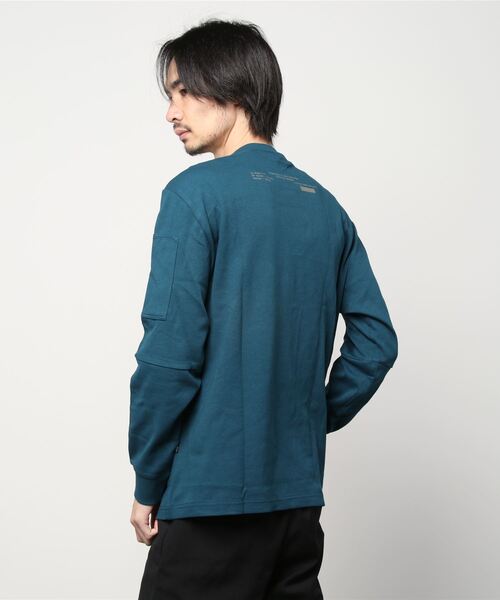 G-STAR（ジースター）の「TWEETER ZIP POCKET RELAXED（Tシャツ/カットソー・メンズ・ダークグレー/ブルー系その他・SMALL/MEDIUM/LARGE/X-LARGE/X-SMALL）」の17枚目の写真