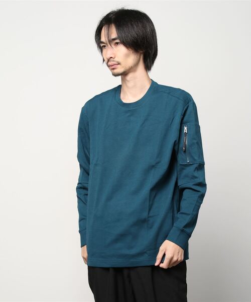 G-STAR（ジースター）の「TWEETER ZIP POCKET RELAXED（Tシャツ/カットソー・メンズ・ダークグレー/ブルー系その他・SMALL/MEDIUM/LARGE/X-LARGE/X-SMALL）」の16枚目の写真