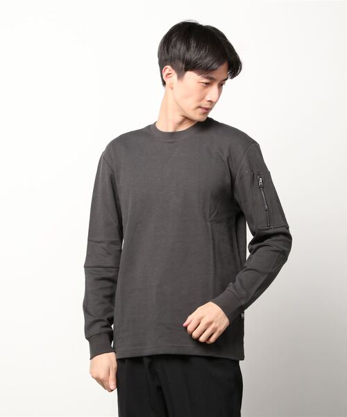 G-STAR（ジースター）の「TWEETER ZIP POCKET RELAXED（Tシャツ/カットソー・メンズ・ダークグレー/ブルー系その他・SMALL/MEDIUM/LARGE/X-LARGE/X-SMALL）」の13枚目の写真