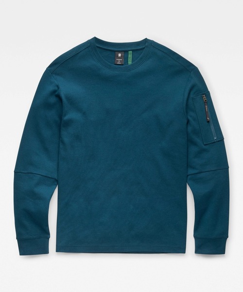 G-STAR（ジースター）の「TWEETER ZIP POCKET RELAXED（Tシャツ/カットソー・メンズ・ダークグレー/ブルー系その他・SMALL/MEDIUM/LARGE/X-LARGE/X-SMALL）」の11枚目の写真