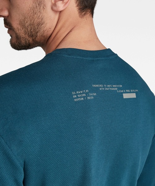 G-STAR（ジースター）の「TWEETER ZIP POCKET RELAXED（Tシャツ/カットソー・メンズ・ダークグレー/ブルー系その他・SMALL/MEDIUM/LARGE/X-LARGE/X-SMALL）」の10枚目の写真