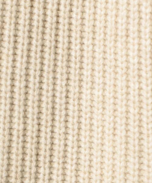 BEAUTY&YOUTH UNITED ARROWS(ビューティーアンドユースユナイテッドアローズ)の「BY アゼタートルネック カーディガン -2WAY-(カーディガン/ボレロ・レディース・ナチュラル/ダークブラウン/ライトブルー・FREE)」の14枚目の写真