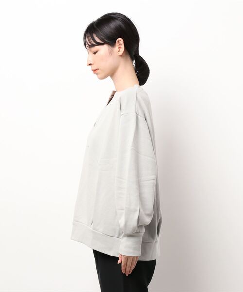 sm2rhythm(サマンサモスモスリズム)の「スキッパー裏毛カットソー(Tシャツ/カットソー・レディース・ベージュ/シルバーグレー/クリーム・フリ-)」の6枚目の写真