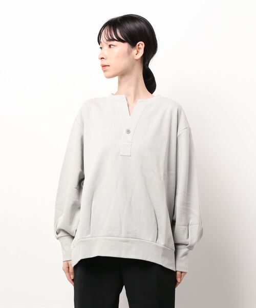 sm2rhythm(サマンサモスモスリズム)の「スキッパー裏毛カットソー(Tシャツ/カットソー・レディース・ベージュ/シルバーグレー/クリーム・フリ-)」の7枚目の写真