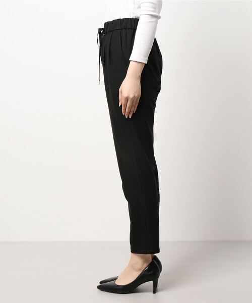 BONbazaar（ボンバザール）の「《安定の定番！色違い必須アイテム》リラックスウォームイージーテーパード（その他パンツ・レディース・ブラック/オフホワイト/ライトグレー/ダークブラウン・FREE）」の5枚目の写真