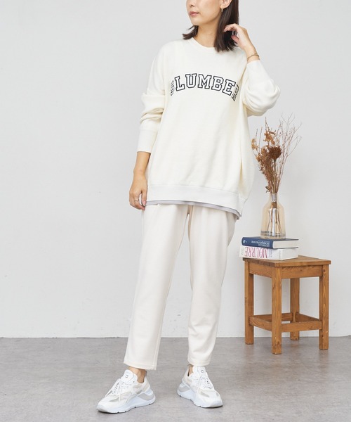 BONbazaar（ボンバザール）の「《安定の定番！色違い必須アイテム》リラックスウォームイージーテーパード（その他パンツ・レディース・ブラック/オフホワイト/ライトグレー/ダークブラウン・FREE）」の16枚目の写真