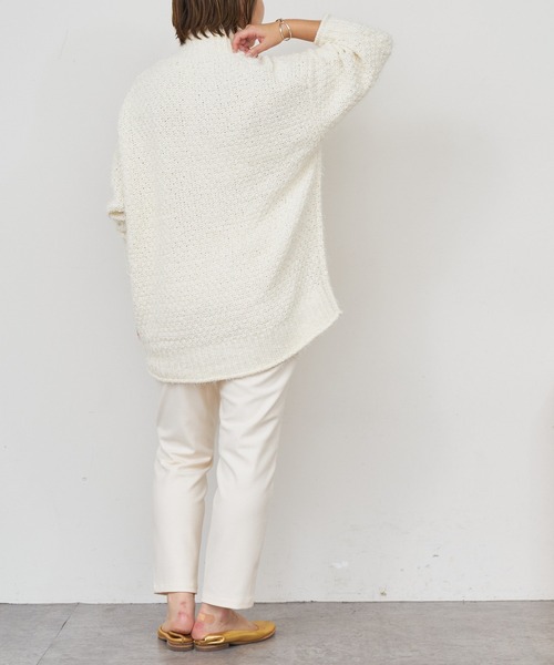 BONbazaar（ボンバザール）の「《安定の定番！色違い必須アイテム》リラックスウォームイージーテーパード（その他パンツ・レディース・ブラック/オフホワイト/ライトグレー/ダークブラウン・FREE）」の20枚目の写真