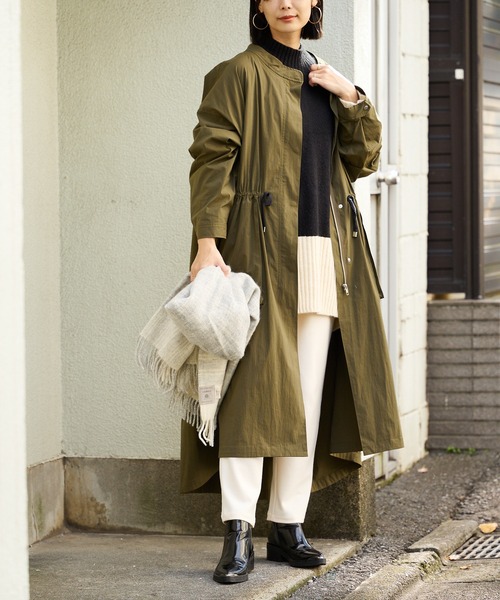 BONbazaar（ボンバザール）の「《安定の定番！色違い必須アイテム》リラックスウォームイージーテーパード（その他パンツ・レディース・ブラック/オフホワイト/ライトグレー/ダークブラウン・FREE）」の9枚目の写真