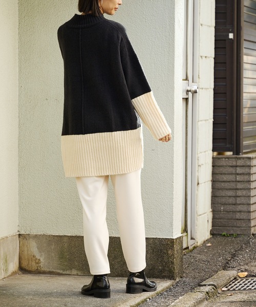 BONbazaar（ボンバザール）の「《安定の定番！色違い必須アイテム》リラックスウォームイージーテーパード（その他パンツ・レディース・ブラック/オフホワイト/ライトグレー/ダークブラウン・FREE）」の12枚目の写真