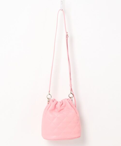 METROCITY（メトロシティ）の「トゥボラーレ ダイヤ ミニ バケット バッグ（ショルダーバッグ・レディース・アイボリー/ブラック/ピンク・FREE）」の8枚目の写真