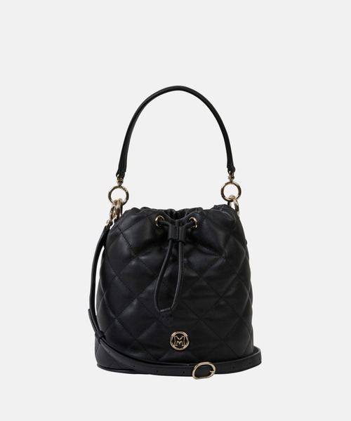 METROCITY（メトロシティ）の「トゥボラーレ ダイヤ ミニ バケット バッグ（ショルダーバッグ・レディース・アイボリー/ブラック/ピンク・FREE）」の2枚目の写真