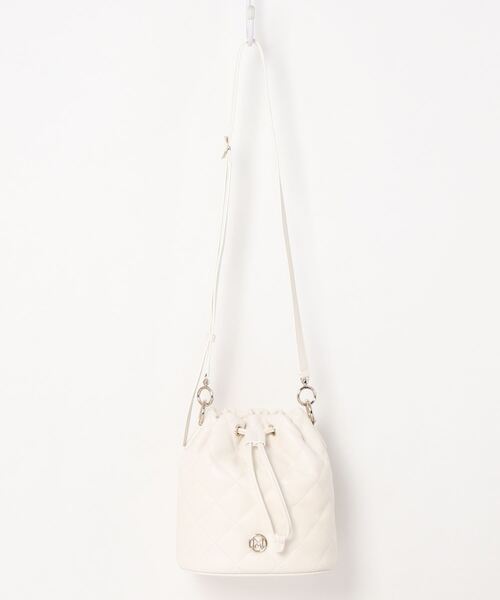METROCITY（メトロシティ）の「トゥボラーレ ダイヤ ミニ バケット バッグ（ショルダーバッグ・レディース・アイボリー/ブラック/ピンク・FREE）」の21枚目の写真