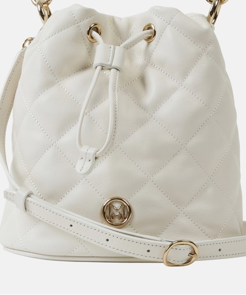 METROCITY（メトロシティ）の「トゥボラーレ ダイヤ ミニ バケット バッグ（ショルダーバッグ・レディース・アイボリー/ブラック/ピンク・FREE）」の14枚目の写真