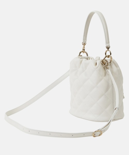 METROCITY（メトロシティ）の「トゥボラーレ ダイヤ ミニ バケット バッグ（ショルダーバッグ・レディース・アイボリー/ブラック/ピンク・FREE）」の11枚目の写真