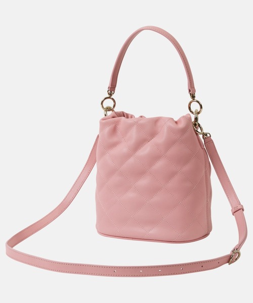 METROCITY（メトロシティ）の「トゥボラーレ ダイヤ ミニ バケット バッグ（ショルダーバッグ・レディース・アイボリー/ブラック/ピンク・FREE）」の17枚目の写真