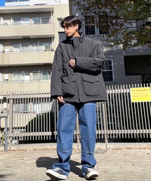 ROOPTOKYO | 【ROOPTOKYO限定】60/40クロス Sorona 中綿 ロクヨンクロス コールド ウェザージャケット オーバーサイズ(ダウンジャケット/コート)