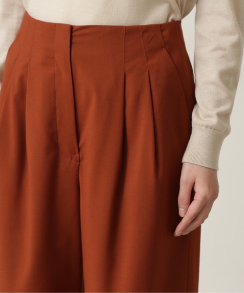 NATURAL BEAUTY BASIC(ナチュラルビューティーベーシック)の「ハイウエストツータックストレートワイドパンツ(その他パンツ・レディース・ベージュ/ブラウン・SMALL/X-SMALL/MEDIUM)」の13枚目の写真