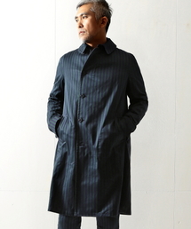 BEAMS | Yo's Yo / サテン ストライプ シングルダスターコート(その他アウター)