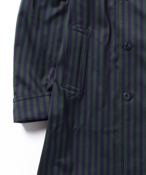 BEAMS（ビームス）の「Yo's Yo / サテン ストライプ シングルダスターコート（その他アウター・メンズ・その他1・MEDIUM）」の4枚目の写真
