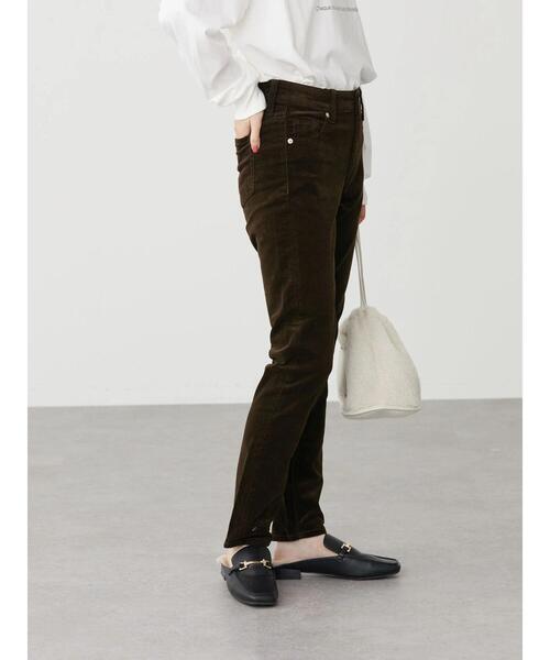 AMERICAN HOLIC（アメリカンホリック）の「ストレッチコールシガレットパンツ（その他パンツ・レディース・ブラック/ブラウン/アイボリー・S/M/L/XS）」の20枚目の写真