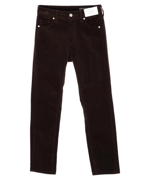 AMERICAN HOLIC（アメリカンホリック）の「ストレッチコールシガレットパンツ（その他パンツ・レディース・ブラック/ブラウン/アイボリー・S/M/L/XS）」の2枚目の写真