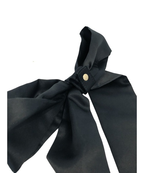 Honey Salon（ハニーサロン）の「ビッグリボンサテントートバッグ（トートバッグ・レディース・ラベンダー/ブラック/アイボリー・FREE）」の20枚目の写真