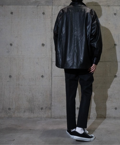JOHN'S CLOSET(ジョンズクローゼット)の「【i】PUCPOシャツジャケット(シャツ/ブラウス・メンズ・アイボリー/ブラック/モカ・LARGE/X-LARGE/MEDIUM)」の12枚目の写真