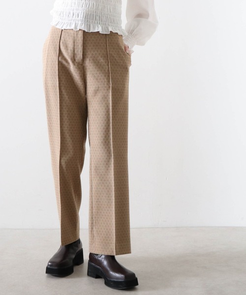 archives(アルシーヴ)の「【日本製】ジャガードピンタックパンツ(その他パンツ・レディース・ブラウン/ベージュ・SMALL/MEDIUM)」の20枚目の写真
