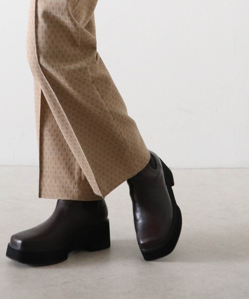 archives(アルシーヴ)の「【日本製】ジャガードピンタックパンツ(その他パンツ・レディース・ブラウン/ベージュ・SMALL/MEDIUM)」の22枚目の写真
