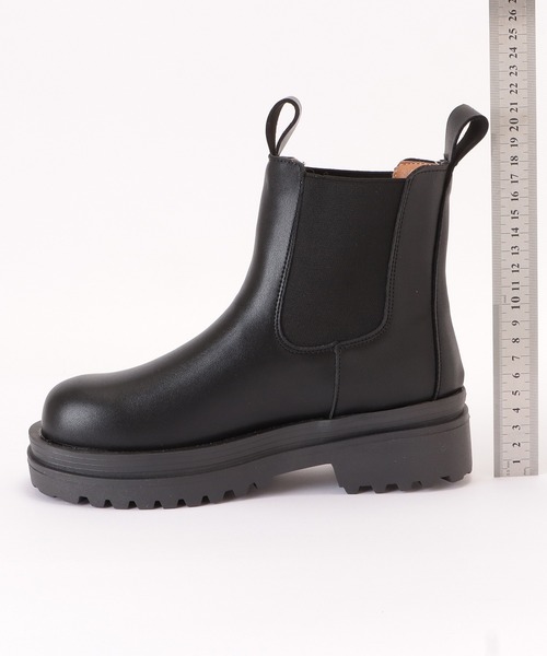 Lace Ladies（レースレディース）の「厚底 チェルシーブーツ ショート丈 レイン（ブーツ・レディース・ホワイト系1/ホワイト系2/ブラック系1/ブラック系2・23/24/25/22.5/24.5/23.5）」の17枚目の写真