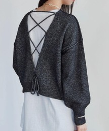 ・Petit Fleur ミックスニットプルオーバー*