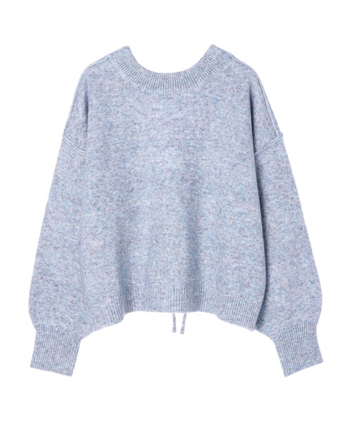 Petit fleur（プチフルール）の「・Petit Fleur ミックスニットプルオーバー＊（ニット/セーター・レディース・ブラック/ベージュ/ピンク/ブルー・FREE）」の17枚目の写真