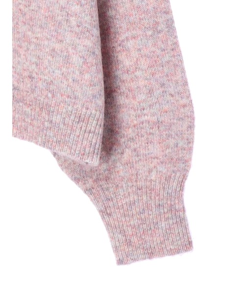 Petit fleur（プチフルール）の「・Petit Fleur ミックスニットプルオーバー＊（ニット/セーター・レディース・ブラック/ベージュ/ピンク/ブルー・FREE）」の8枚目の写真