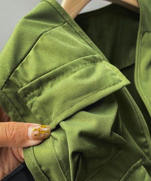 BENDER TOKYO（ベンダートウキョウ）の「【BENDER TOKYO】ミリタリーベスト（ベスト・メンズ・オリーブ/ブラック・M/L）」の13枚目の写真